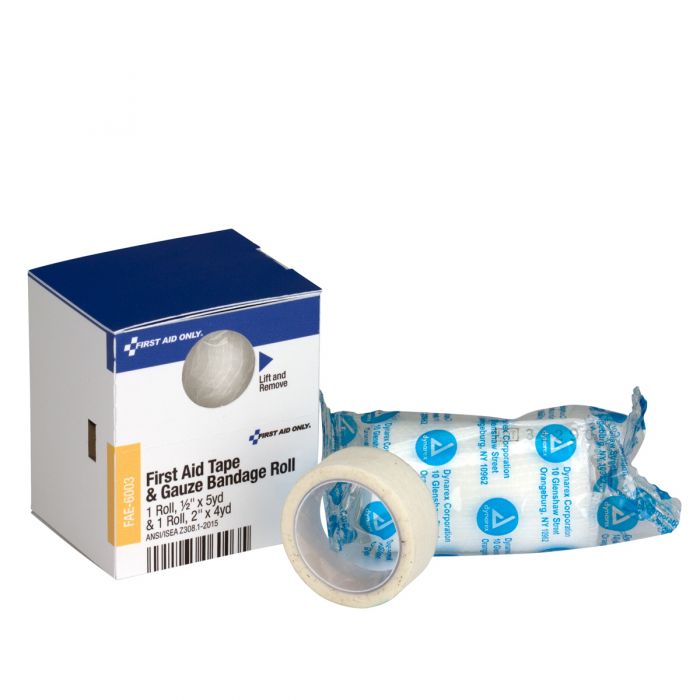SC Refill 1/2"x5 yd. First Aid Tape and 2" Conforming Gauze