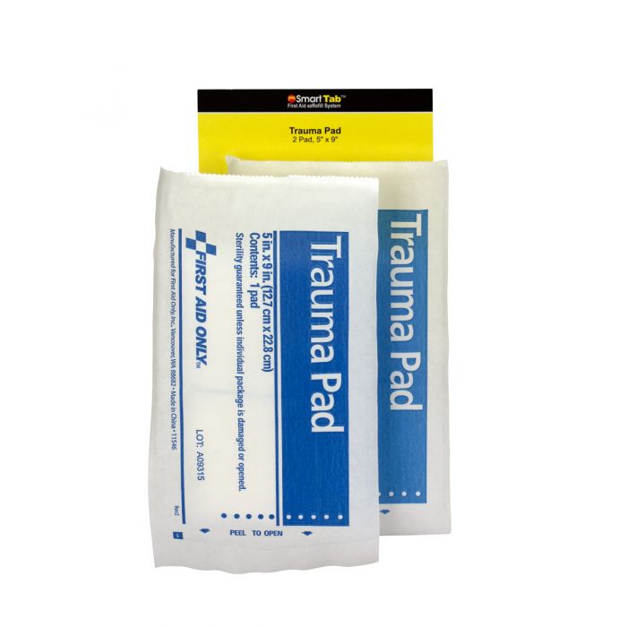 SC Refill 5"x9" Trauma Pad, 2/bag