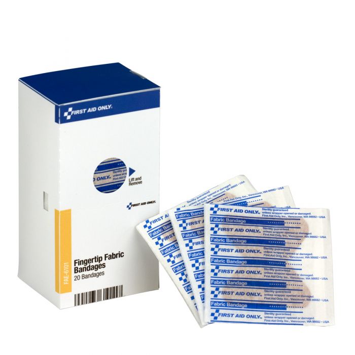 SC Refill Fabric Fingertip Bandages, 20/box