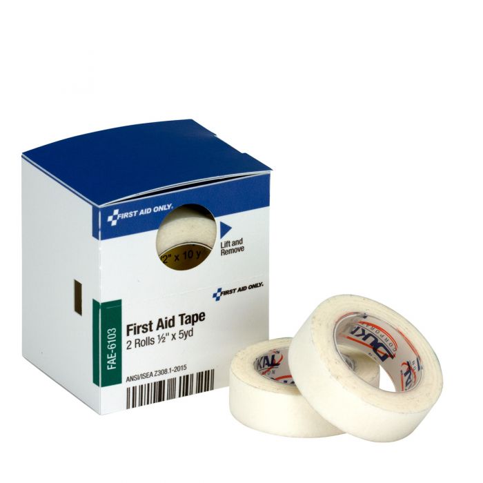SC Refill 1/2"x5yd First Aid Tape, 2/box