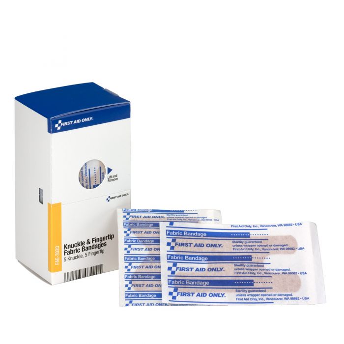 SC Refill Assorted Fabric Bandages (5 Knuckle, 5 Fingertip)