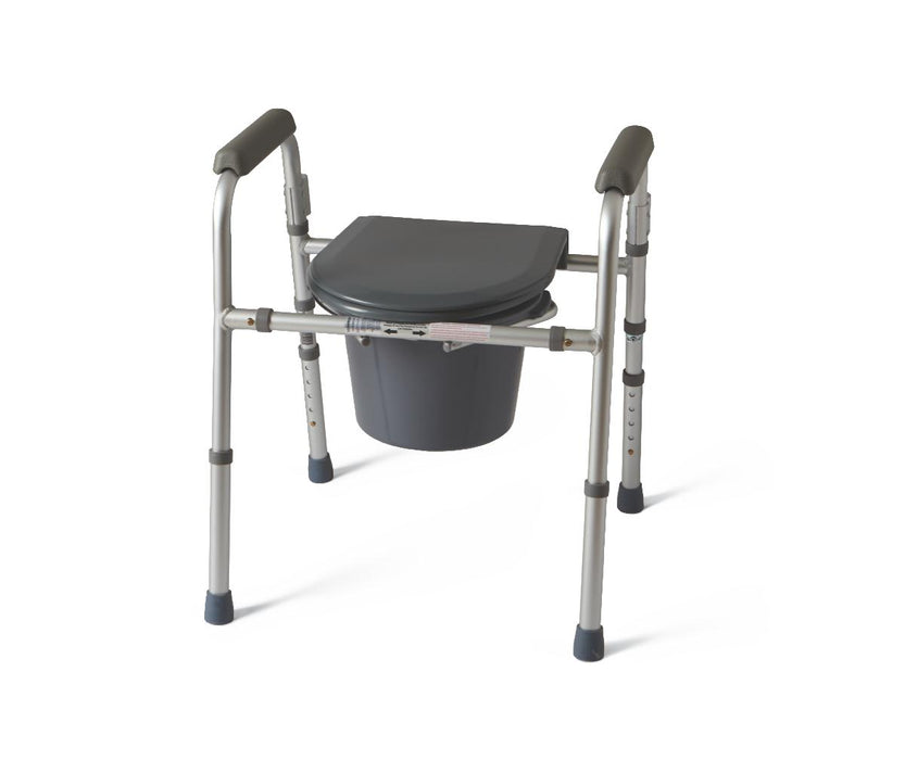 Commode 3 in 1 Folding Aluminum - G30210-4F