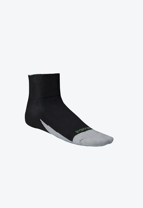Golf Socks, Quarter, Black-Green, L - RG203
