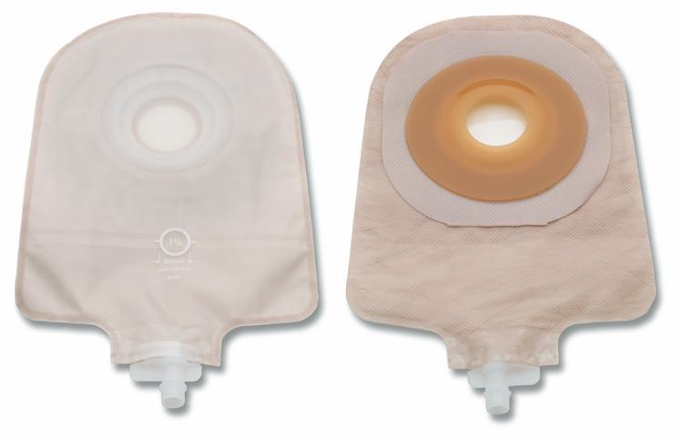 Premier Urostomy 1PC Pch, Pre-Sized Convex Flextend Barrier, Tape, Transp, 32 mm, 9 L, bx5 - 8486