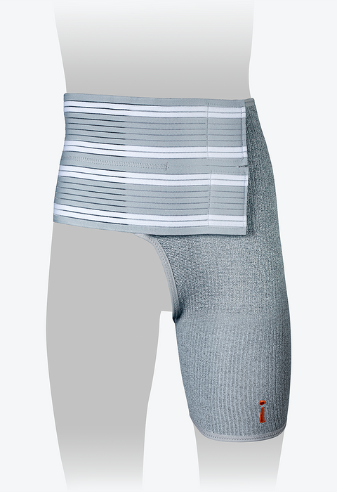 Hip Brace, Grey, Left, XXL, 29-31in - HIP205L