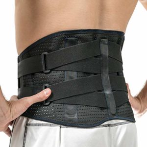 INDUSTRIAL BACK BELT WITHOUT SHOULDER STRAPS MEDIUM - 08767M WOS