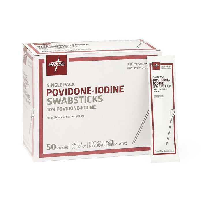 Povidone Iodine Swabstick Single - MDS093901