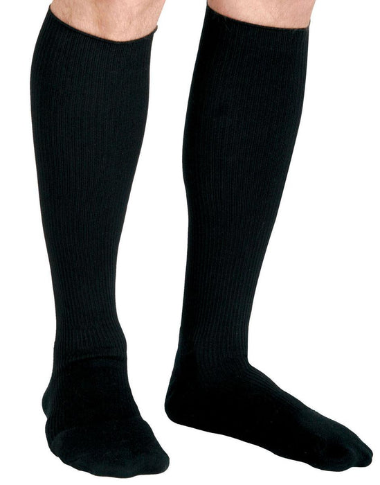CURAD COMPRESSION SOCK, CUSHIONED KNEE-HIGH, 15-20, SZB, BLK, SHORT - MDS1714BBSH