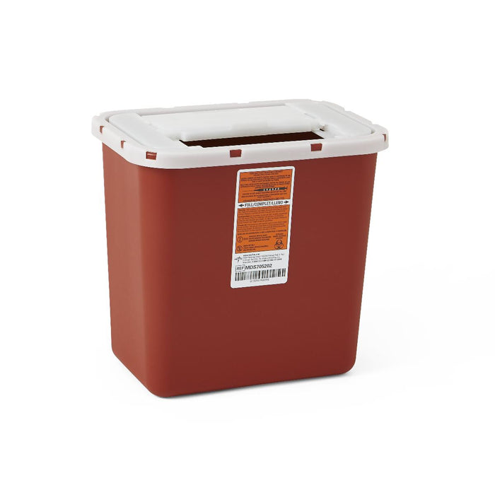CONTAINER SHARPS 2 GAL. RED WALL FREE - MDS705202H