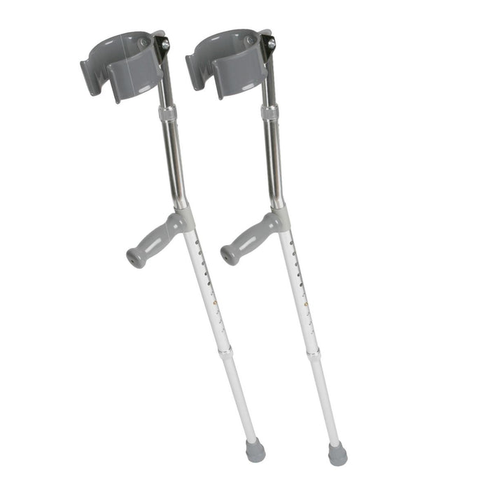 Aluminum Forearm Crutches, Adult, Pair - MDS805161