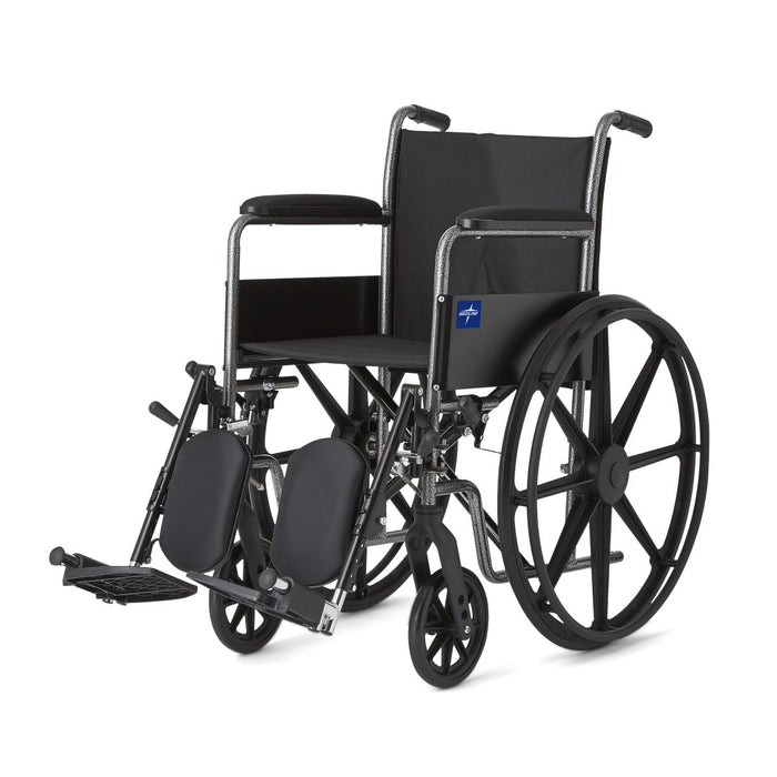 K1 Basic 18" Wheelchair with Elevated Leg Rests