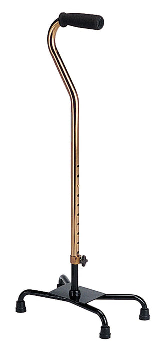 Aluminum Quad Cane Small Base Bronze, ea - MDS86228BRZ