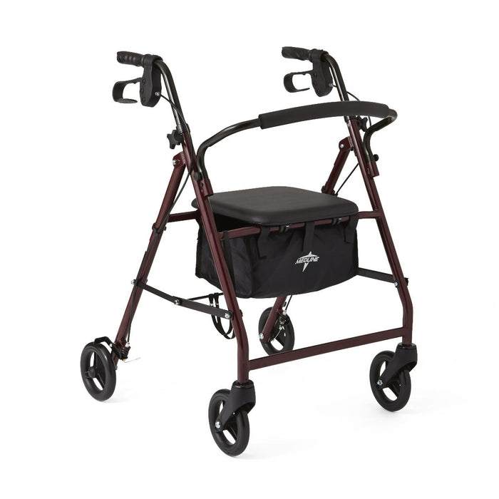 Basic Rollator, Burgundy