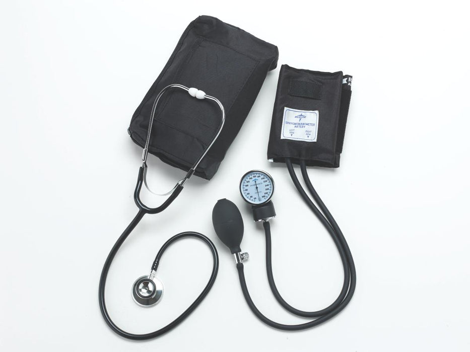 Compli-Mates Dual-Head Stethoscope and Blood Pressure Combo Kit, BLK - MDS9120