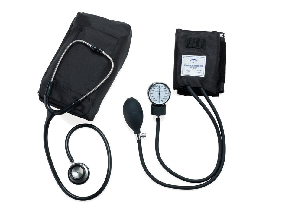 ANEROID, HANDHELD, STETH SS DUAL, ADLT BLK - MDS9140