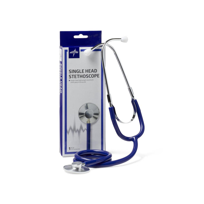 STETHOSCOPE SINGLE HEAD BLUE - MDS926103
