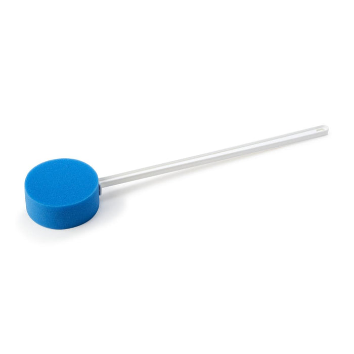 ROUND BATH SPONGE, RIGID HANDLE, 22IN - MDSABTHSPNGRH