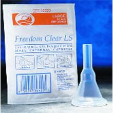 RX ONLY - Coloplast External CATHETER, FREEDOM, CLEAR, 35MM, LARGE - MNT5400