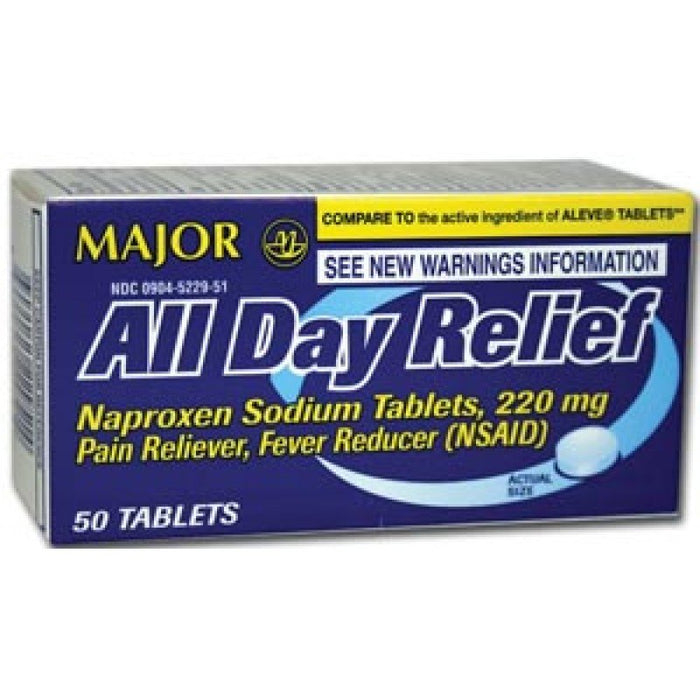 Naproxen Sodium, 220mg, 50s, Compare to Aleve, NDC# 00536-1094-06, 700762 - 700762