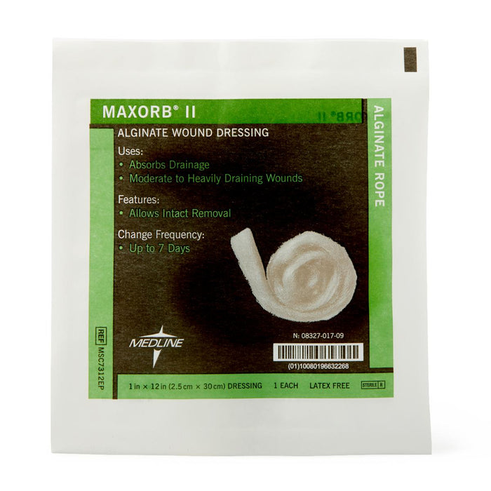 DRESSING ALGINATE ROPE MAXORB II 1X12 - MSC7312EPH