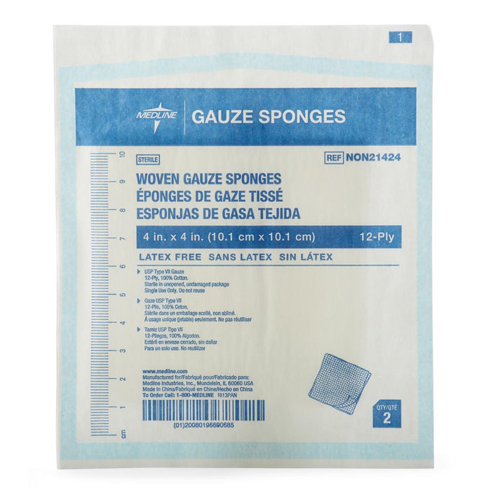 GAUZE SPONGE 4X4 12PLY ST LF - NON21424H
