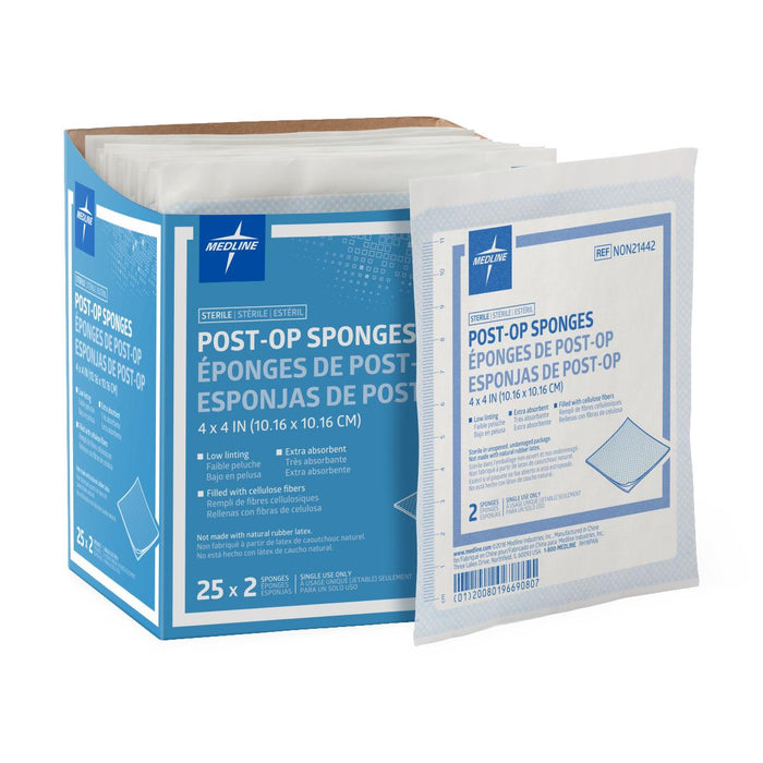 GAUZE SPONGE POST-OP 4X4 STRL LF - NON21442