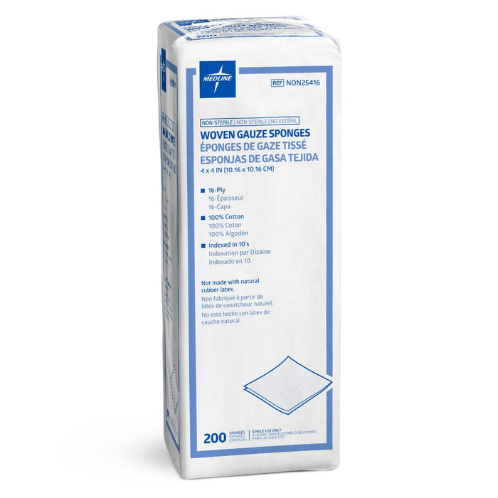 Woven Non-Sterile Gauze Sponges - NON25416Z