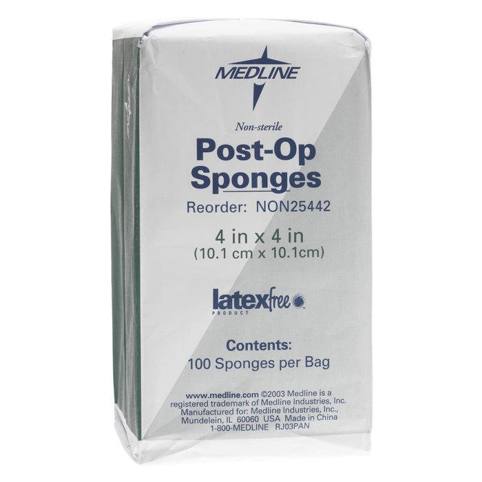 GAUZE SPONGE POST-OP 4X4 NS LF - NON25442