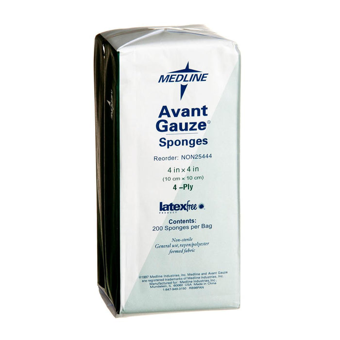 GAUZE SPONGE AVANT 4X4 4PLY NS LF - NON25444H