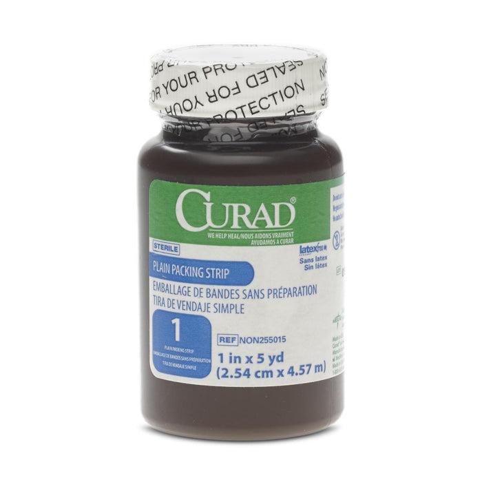 GAUZE PACKING STRIP PLAIN 1X5YD ST LF - NON255015H