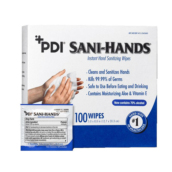 WIPE SANI-HANDS ALC MED CANISTER 6X7.5 - NPKP13472Z