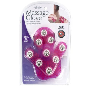 Massage Glove with Rotating Steel Balls - OL503