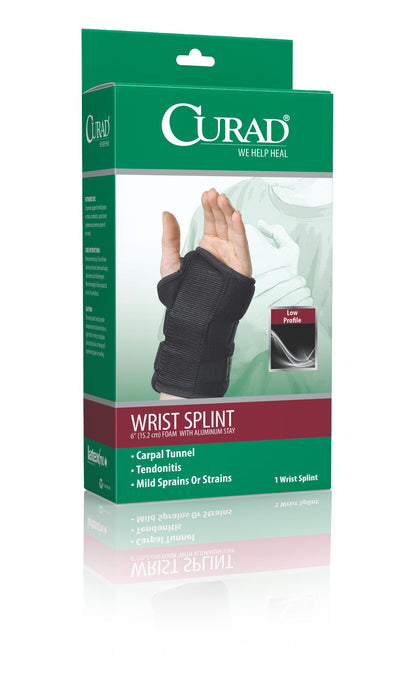 Curad Wrist Splint 6in Universal Right Wrist - ORT19000RD