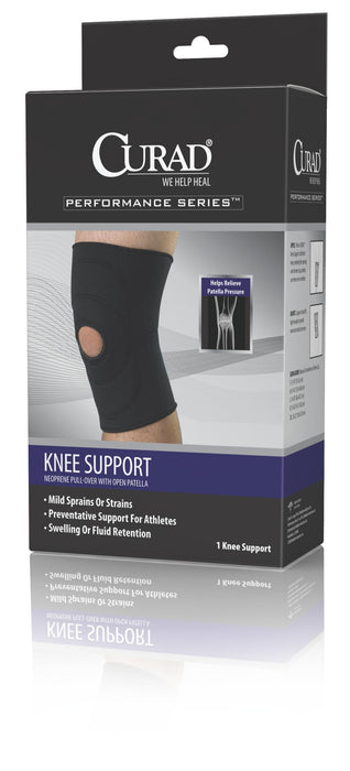 Curad Neoprene Knee Support Open Patella Medline Large - ORT23200LD