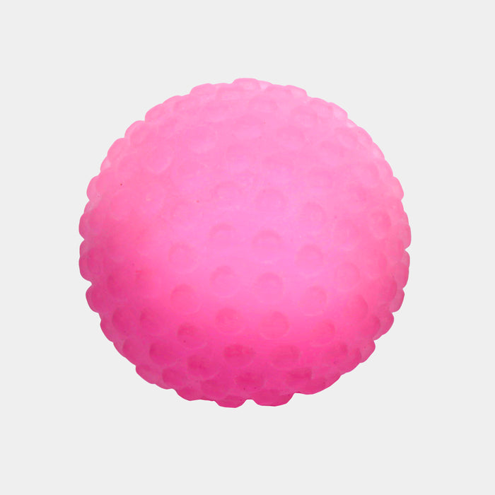 Dimpled Squeeze Ball - Soft, Pink - P2010-P