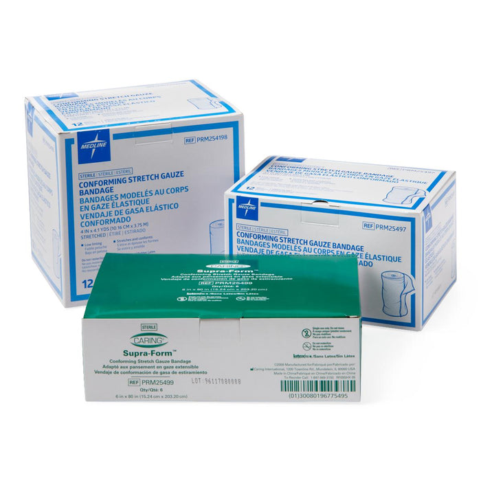 Gauze, Conforming: Sterile Conforming Gauze Bandage, 1 x 75in - NON254955Z