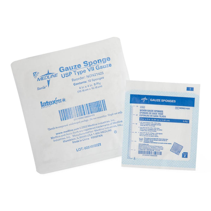 GAUZE SPONGE 4X4  12PLY ST LF, CA1200 - NON21424