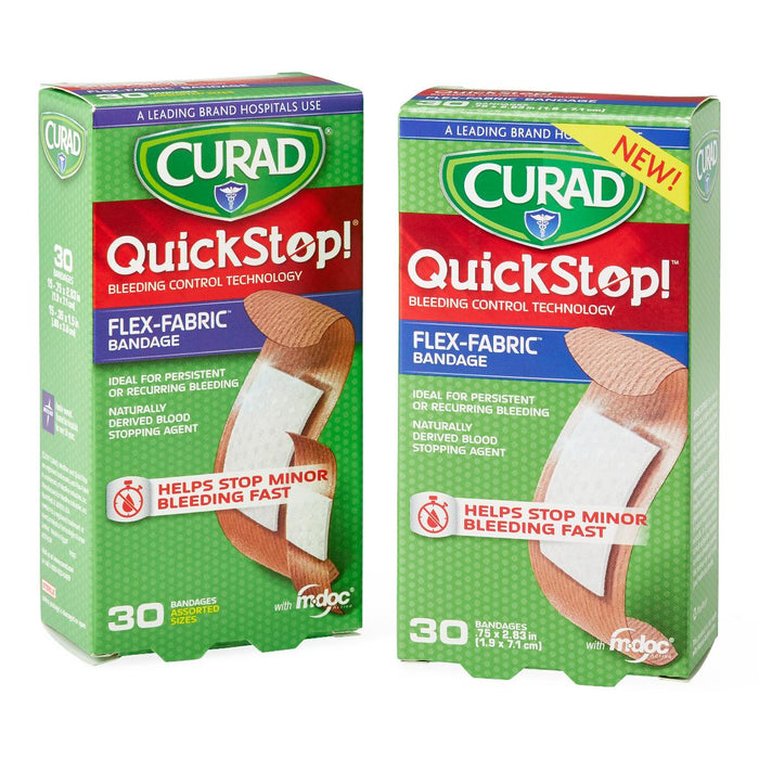 CURAD BANDAGE QUICK STOP .75 X 2.83, BX30 - CUR5243
