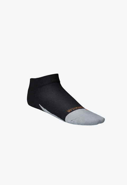 Sport Socks, Thin, No Show, Black, M - NP202