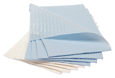 Professional Towel, 2-Ply, Tissue/ Poly, 13" x 18", White, 500/cs (63 cs/plt) - P752023 / 1