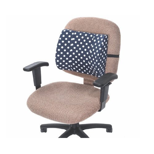 Designer Series Back Cushion - Navy Polka Dot - F1415N