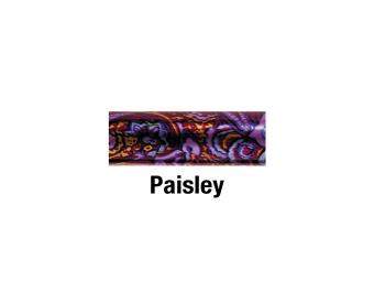 Designer Offset Handle Cane - Paisley - W1345P