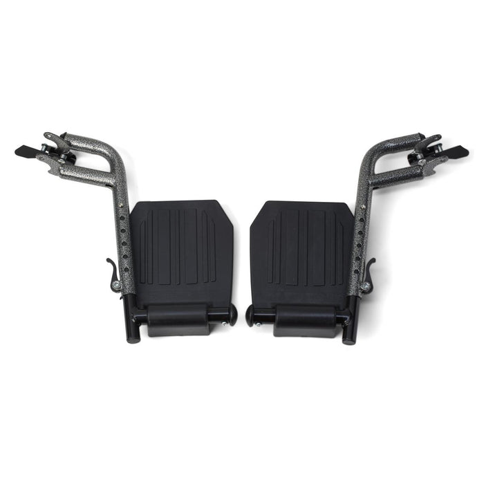 Wheelchair Foot Rest Swing Away Attachment, Hammertone