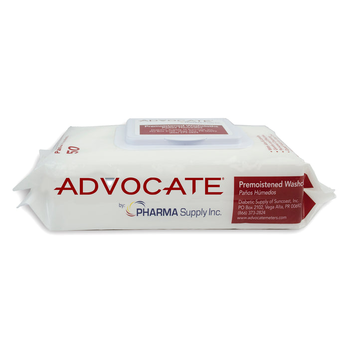 Advocate Pre-Moistened Washcloths 50/pk - 647