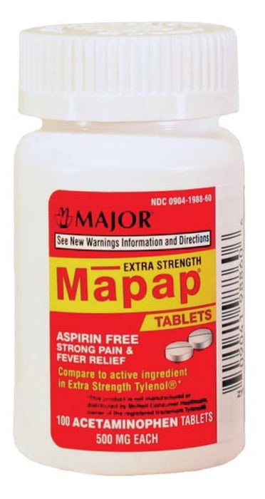 Mapap 500mg Unboxed 100s - 253617