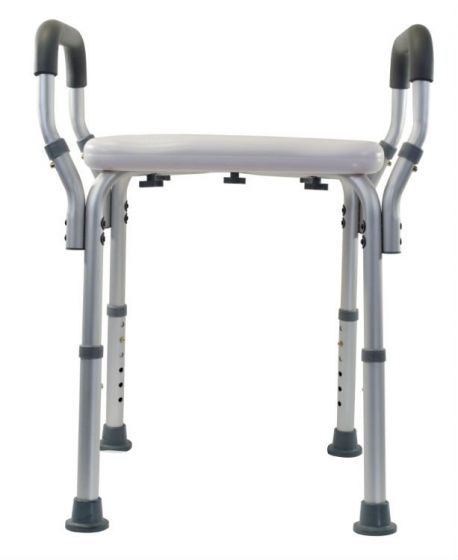 Shower Bench with Arms and Back - Pre-assembled - B3013