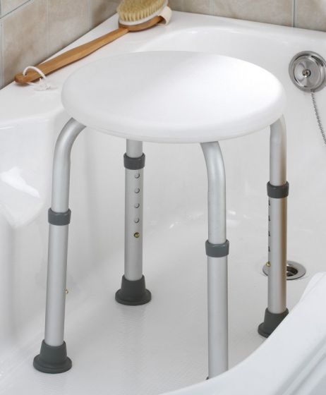 Round Bath Stool - Tool Free - B3100