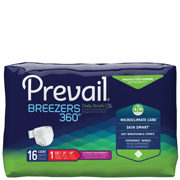 Prevail Breezers Heavy Absorbancy 360 BRIEF SZ 2 4-18 - PVBNG-013