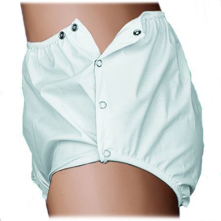 Quik Sorb Snap Closure Reusable Incontinent Pants - Large - C6001L