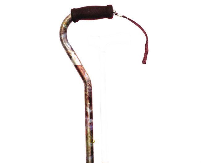 The Cat's Meow Offset Handle Cane - W1540